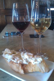 Bouligny Wine & Burrata! YUM!