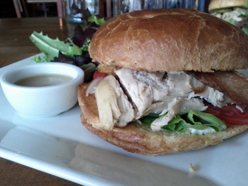 La Fin Chicken Club Sandwich